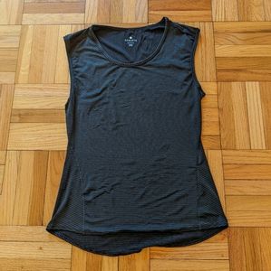 Athleta Black striped sleeveless Top XXS